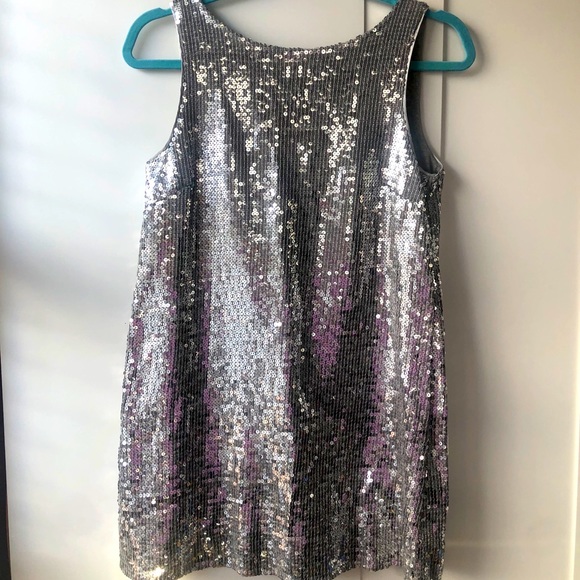 free people silver sequin dress Free People x Intimately FP Disco Fever Mini Slip In Silver Combo in Silver Combo